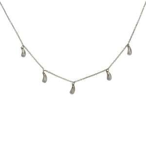 TIFFANY Silver Teardrop Necklace